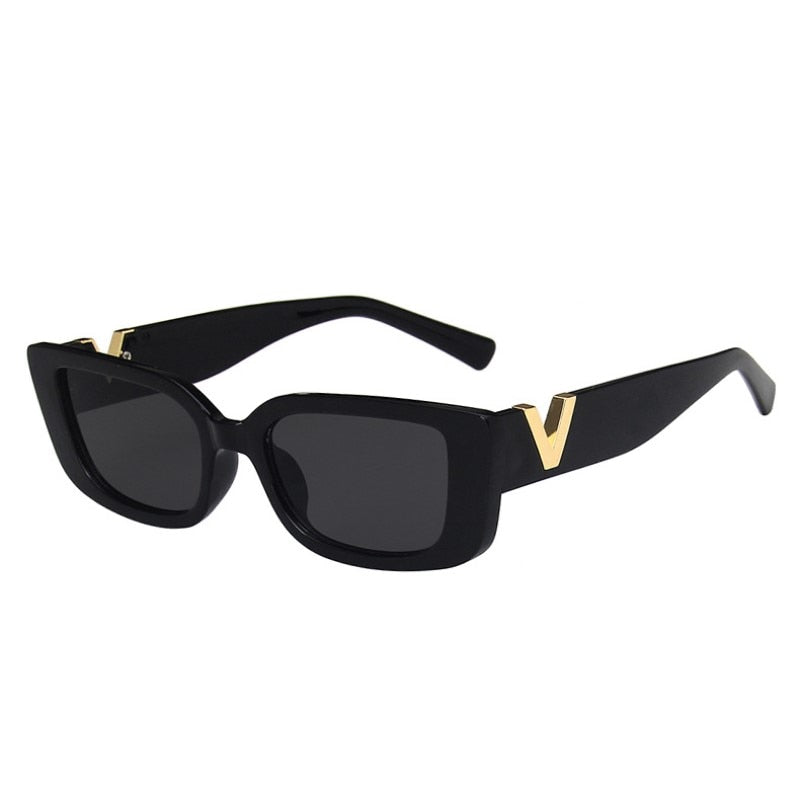 Alessia Slim Rectangle Sunglasses