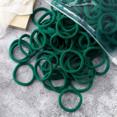 50PCS/Set Basic Hair Bands Simple Solid Colors Elastic Headband Hair Ties