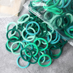 50PCS/Set Basic Hair Bands Simple Solid Colors Elastic Headband Hair Ties