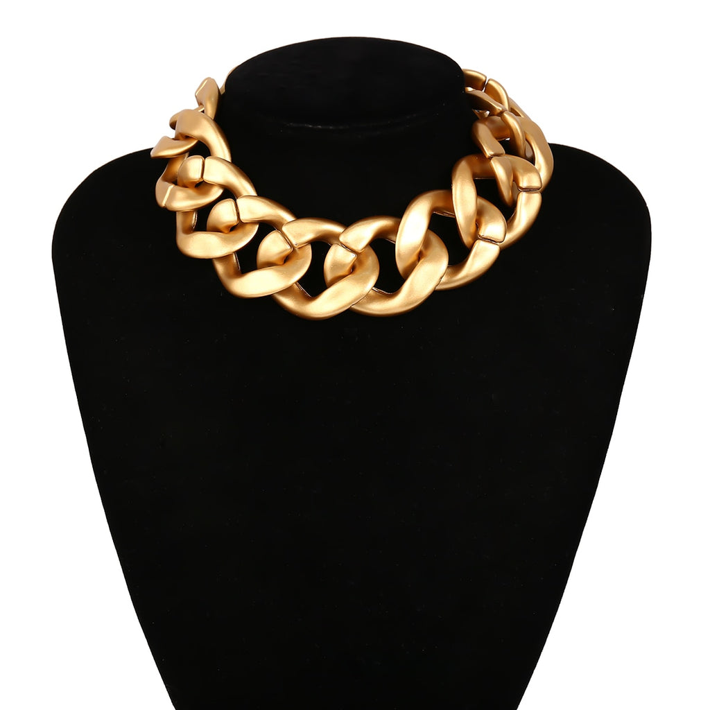 Zaria Oversized Chunky Link Choker Collection