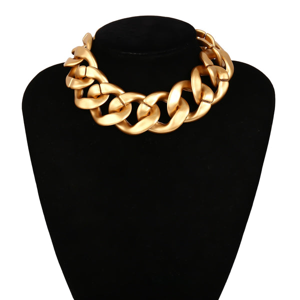 Zaria Oversized Chunky Link Choker Collection