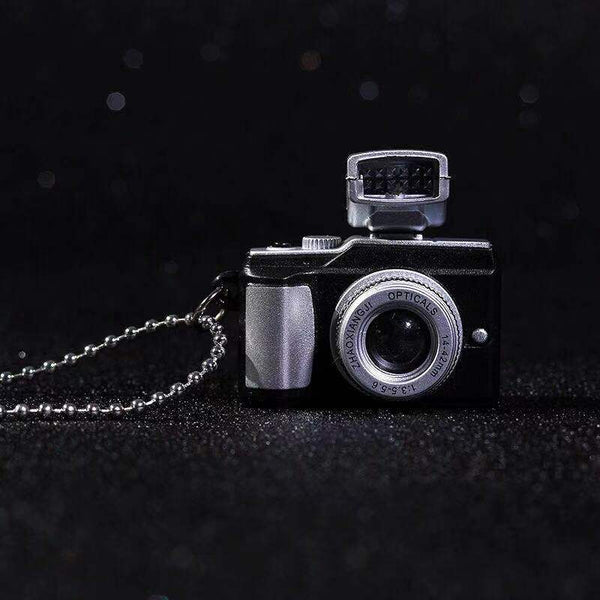 Vintage Camera Pendant Necklace For Men Women Punk Luminous Small Camera Long Chain Necklaces Couple Jewelry Friendship Gifts