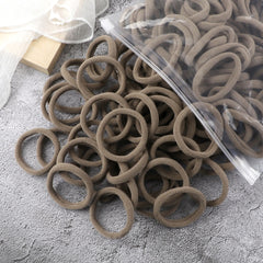 50PCS/Set Basic Hair Bands Simple Solid Colors Elastic Headband Hair Ties
