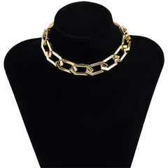 Bold and Chunky: Multi-Layered Gold Choker for Women