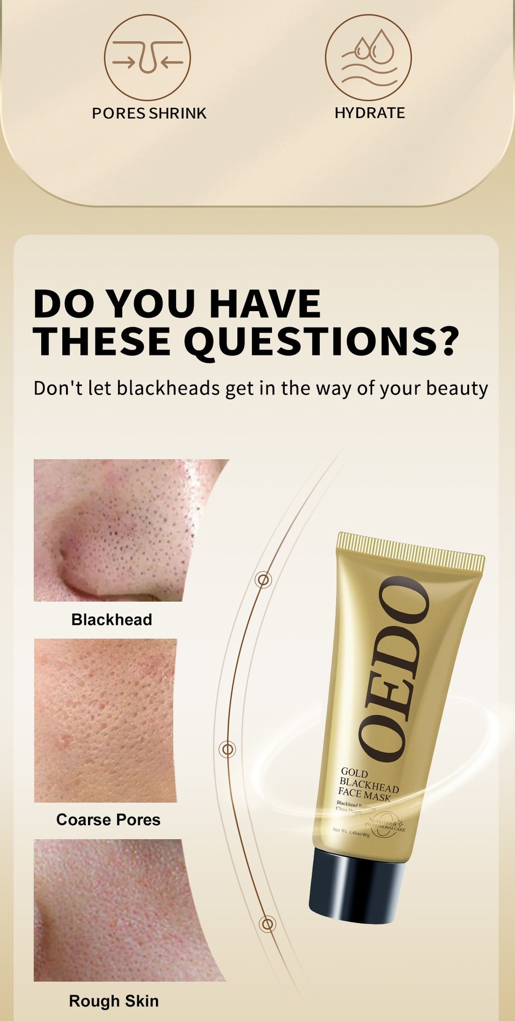 Oria Gold Peel-Off Facial Mask