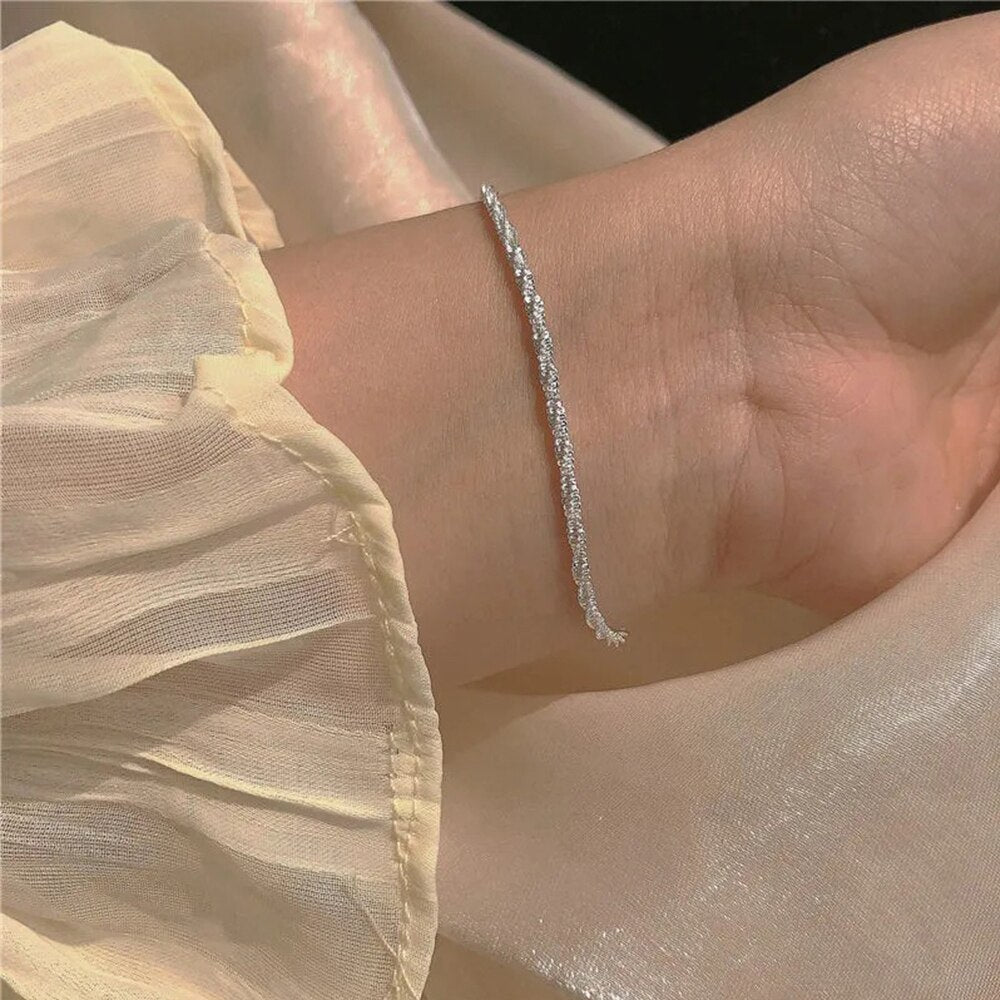 Aurelia Minimalist Polished Charm Bracelet