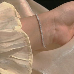 Simple Shiny Minimalist Charm Bracelet