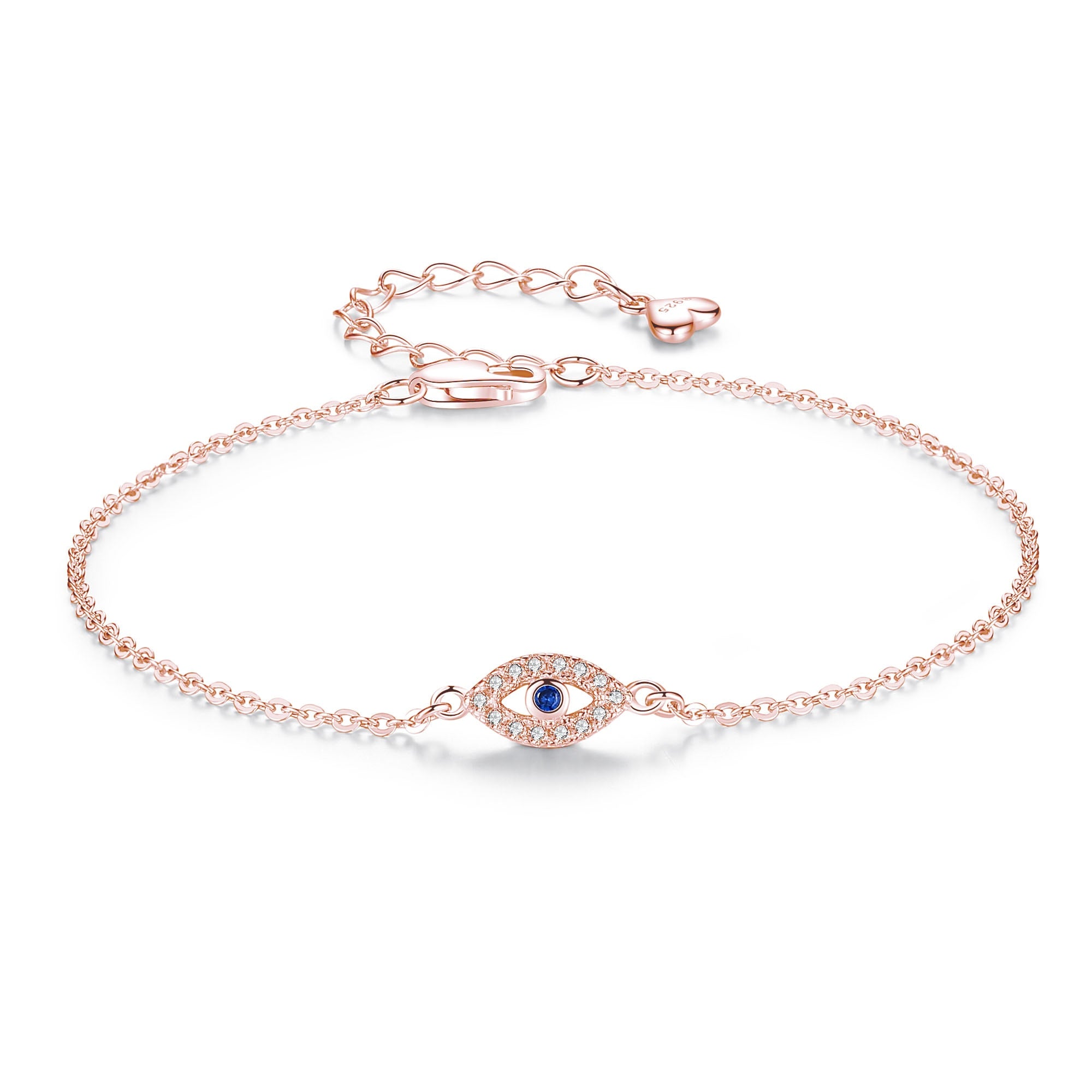 Nazar 925 Sterling Silver Evil Eye Bracelet