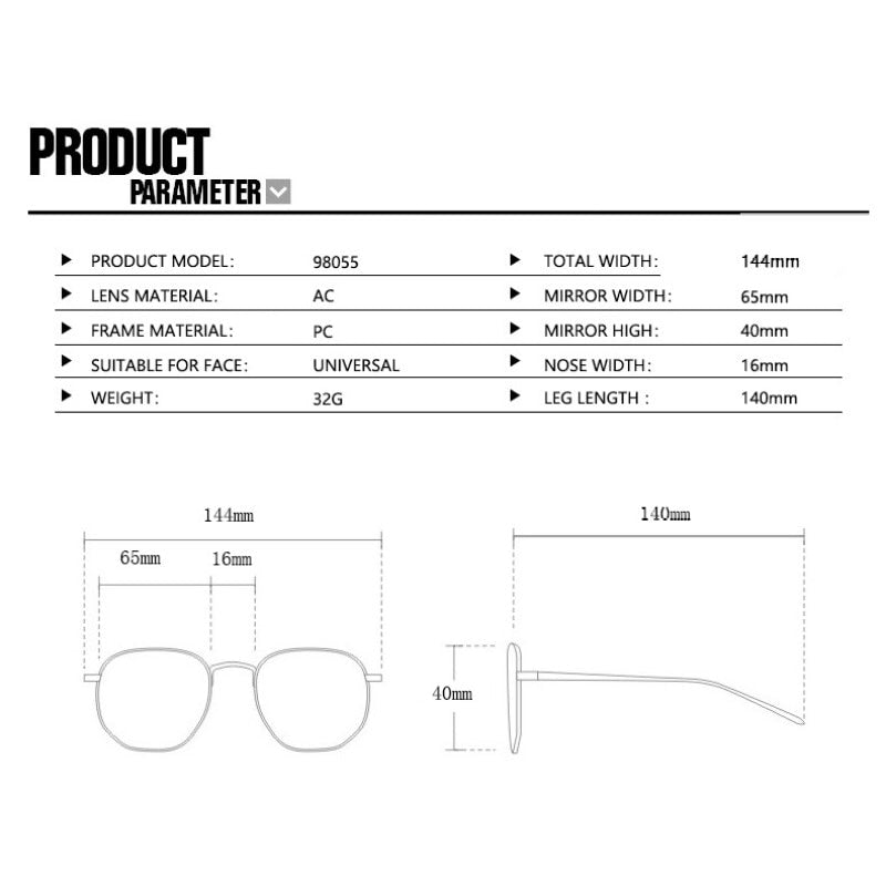 Alessia Slim Rectangle Sunglasses