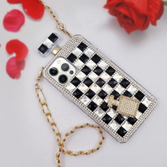 Rhinestone Crystal Perfume Bottle Phone Case for Apple