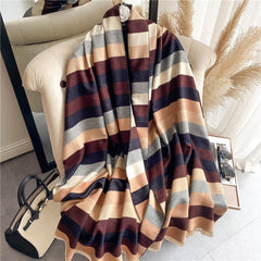 Thick Cashmere Scarf for Women Print Pashmina Shawl and Wrap