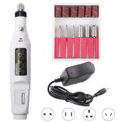 1 Set Professional Electric Nail Drill Machine Manicure Machine Pedicure Drill Set Nail File Nail Drill Equipment Tools