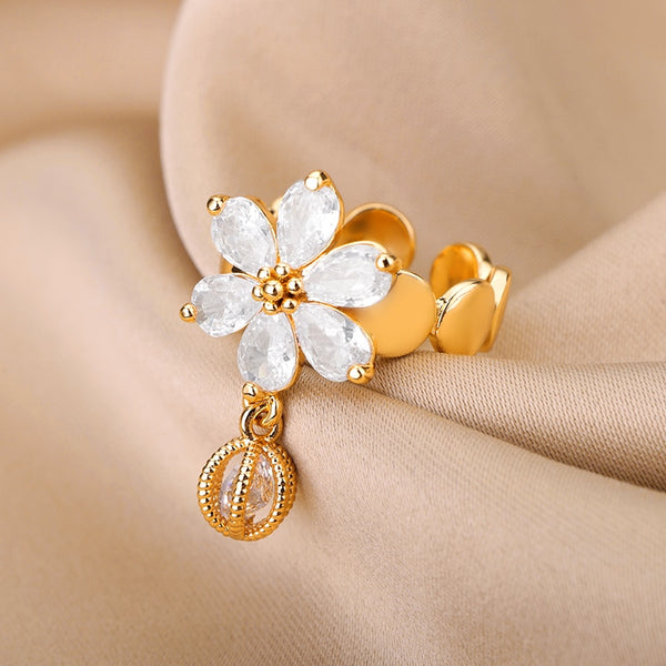 Safiya Lucky Evil Eye Stainless Steel Ring Collection