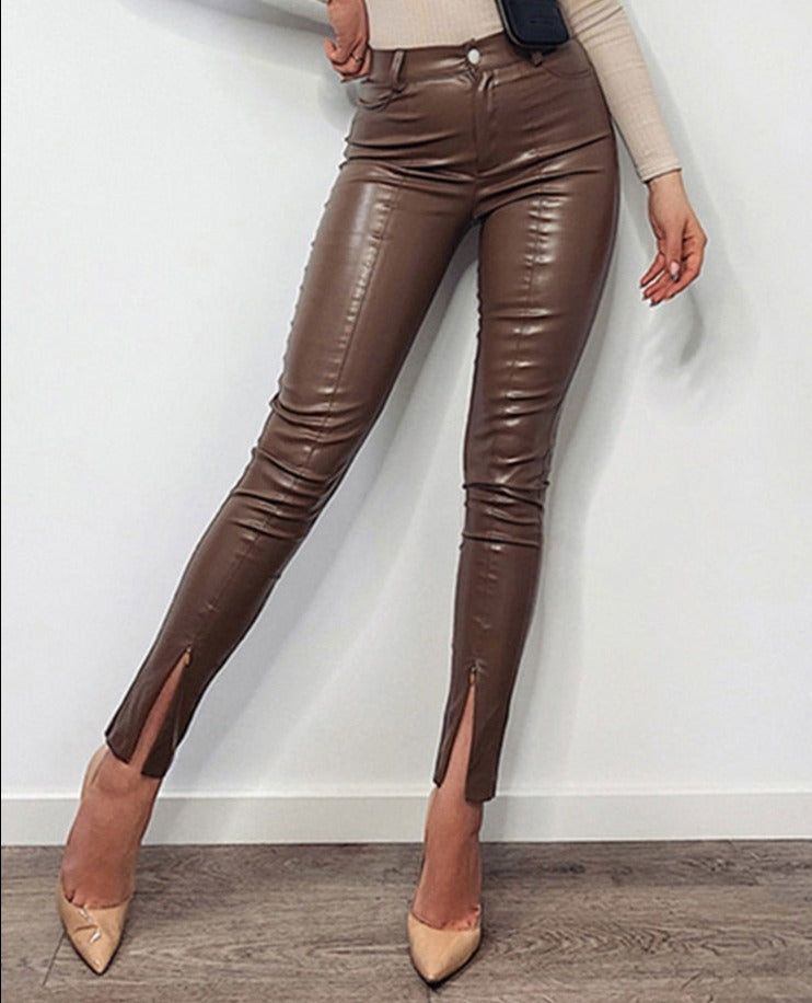 Sexy Slim Selena Faux Leather Pants
