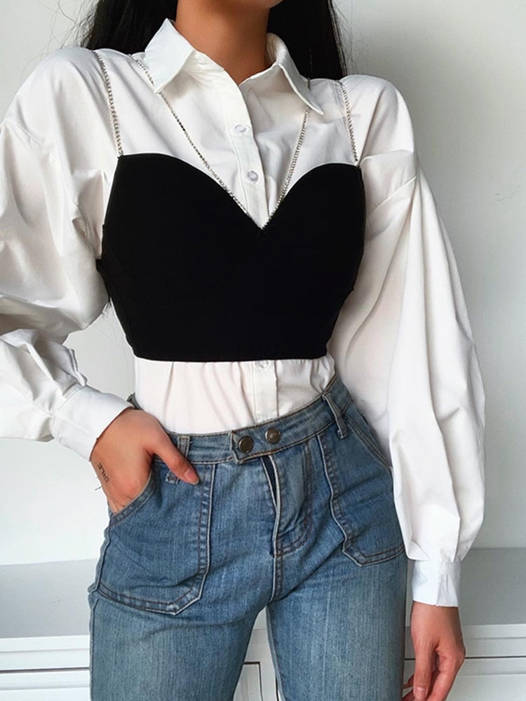InstaHot Sexy Spaghetti Strap Cami Slim Cropped Top Women Summer Casual Backless Skinny Black Streetwear Sleeveless Camisole