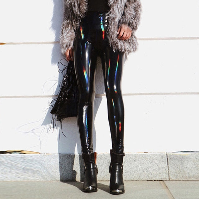 Skinny Thin faux Leather Leggings