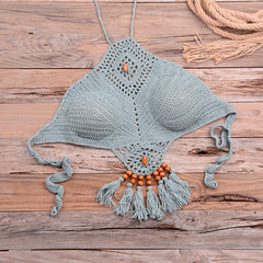 Halter crochet Knitting Bikini TOP or Bottom