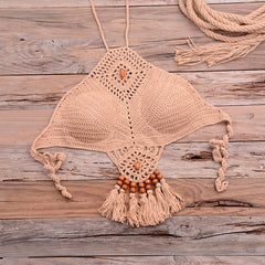 Halter crochet Knitting Bikini TOP or Bottom