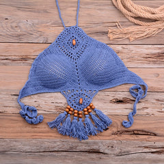 Halter crochet Knitting Bikini TOP or Bottom