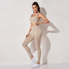 High Waist Sports Bra+ Legging Gym Clothing