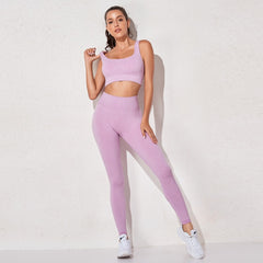 High Waist Sports Bra+ Legging Gym Clothing