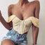 Corset Tops Women Sexy Off Shoulder