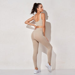 High Waist Sports Bra+ Legging Gym Clothing