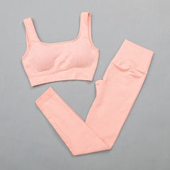 High Waist Sports Bra+ Legging Gym Clothing