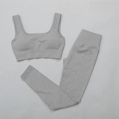 High Waist Sports Bra+ Legging Gym Clothing