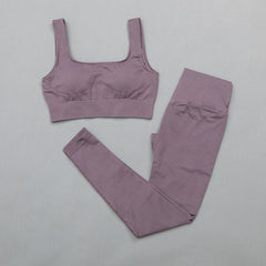 High Waist Sports Bra+ Legging Gym Clothing