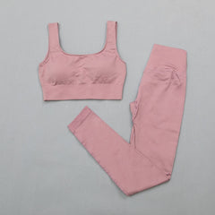 High Waist Sports Bra+ Legging Gym Clothing