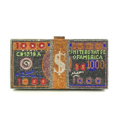 Money Clutch Rhinestone Purse 8 colors