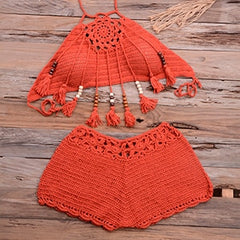 Bikinis Knitted Crochet Swimsuit