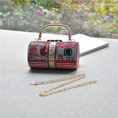 Money Clutch Rhinestone Purse 8 colors