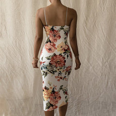 Floral midi dress