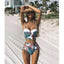 High Waist Bikini Set Floral