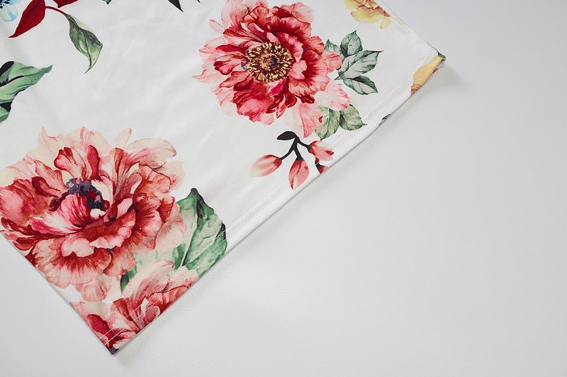 Floral midi dress