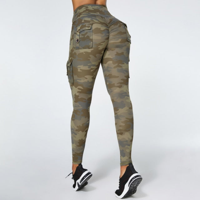 Camouflage leggings With Pocket