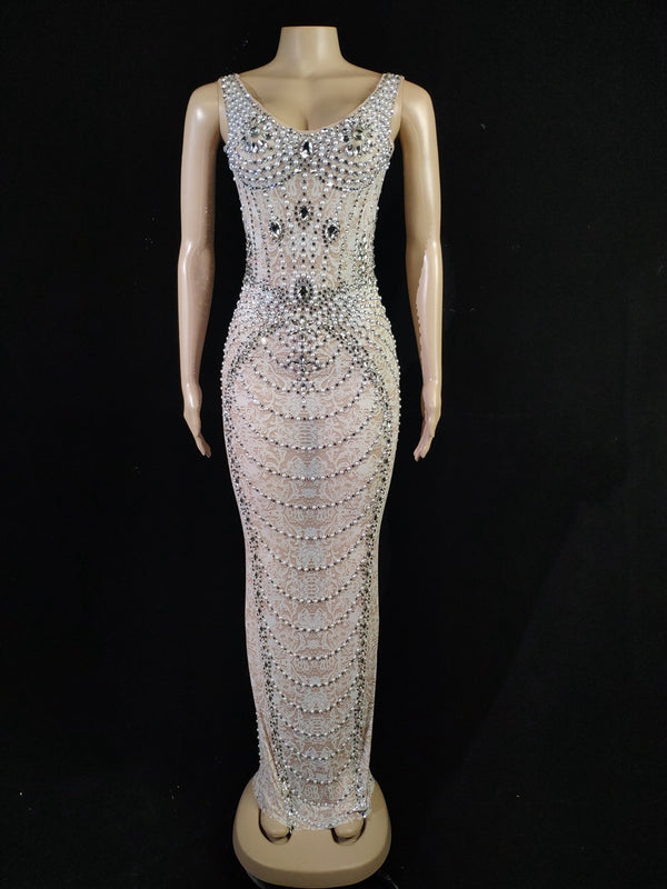 Valentina Crystal Empress Maxi Dress