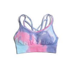 Tie-dye Women Yoga Sets Two Piece