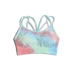 Tie-dye Women Yoga Sets Two Piece