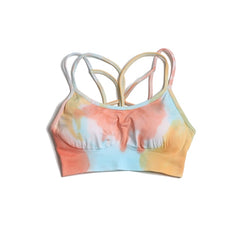 Tie-dye Women Yoga Sets Two Piece