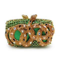 Snakes Crystal Clutch