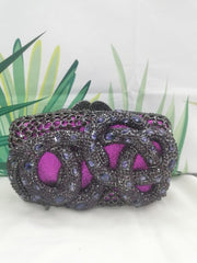 Snakes Crystal Clutch
