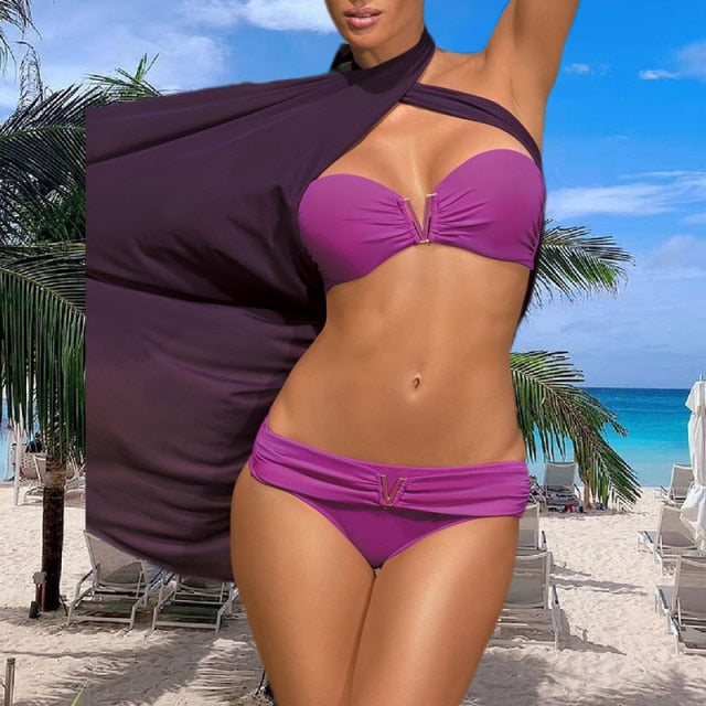 push up bikini set