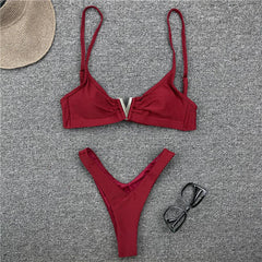 push up bikini set