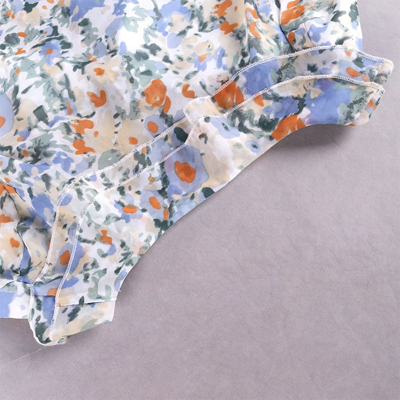 Floral Print Long sleeve top