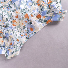 Floral Print Long sleeve top