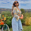Floral Print Long sleeve top