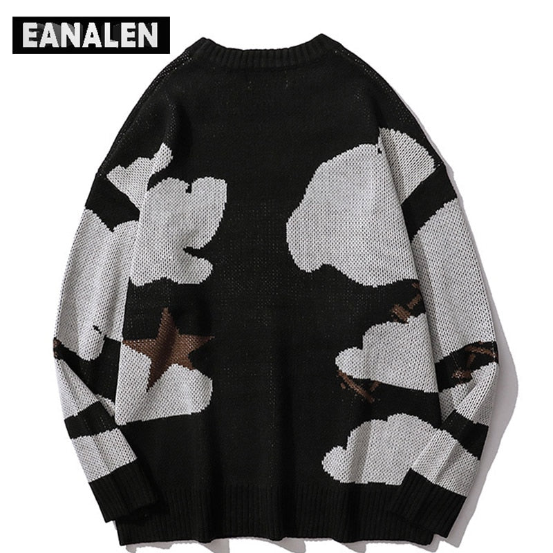 Harajuku vintage cartoon anime knitted sweater